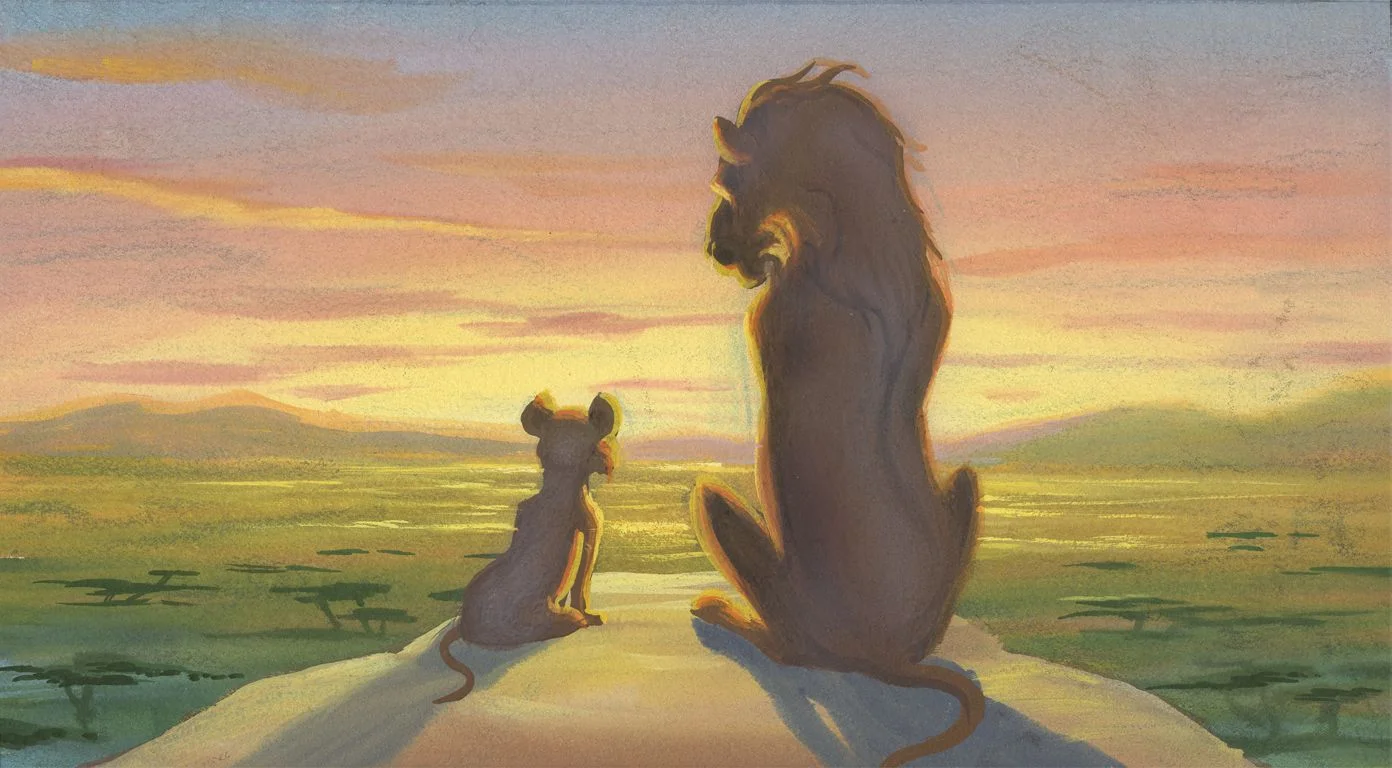 Король Лев 2 Симба на спине